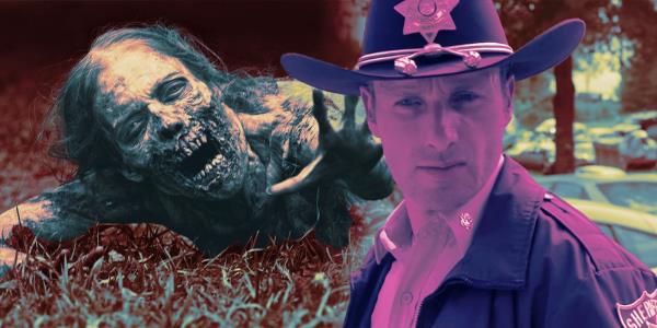 A custom image of Andrew Lincoln as Rick Grimes in The Walking Dead