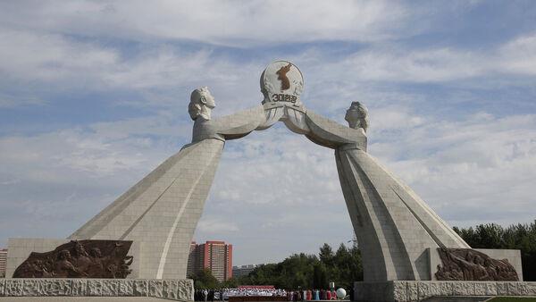 North Korea appears to demolish ‘reunification arch’